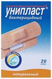 УНИПЛАСТ пластырь бактерицидный натуральный 20 шт. УНИПЛАСТ пластырь бактерицидный натуральный 20 шт.
