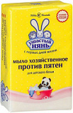 УШАСТЫЙ НЯНЬ мыло хозяйственное против пятен 180г УШАСТЫЙ НЯНЬ мыло хозяйственное против пятен 180г
