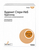 БУДЕНИТ СТЕРИ-НЕБ 0,25мг/мл 2мл 20 шт. суспензия для ингаляций дозированная БУДЕНИТ СТЕРИ-НЕБ 0,25мг/мл 2мл 20 шт. суспензия для ингаляций дозированная