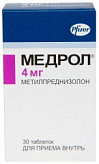МЕДРОЛ 4мг 30 шт. таблетки МЕДРОЛ 4мг 30 шт. таблетки