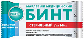 КЛИНСА бинт стерильный медицинский высокой плотности 7х14см КЛИНСА бинт стерильный медицинский высокой плотности 7х14см