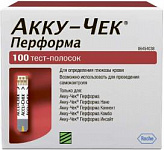 АККУ-ЧЕК ПЕРФОРМА тест-полоски, 100 шт. АККУ-ЧЕК ПЕРФОРМА тест-полоски, 100 шт.