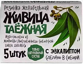 ЖИВИЦА таежная жевательные резинка (эвкалипт) 5 шт. ЖИВИЦА таежная жевательные резинка (эвкалипт) 5 шт.