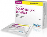 Фосфомицин эспарма 3г 1 шт. порошок для приготовления раствора для приема внутрь