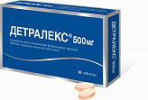 ДЕТРАЛЕКС 500мг N30 таб. покрытые пленочной оболочкой ДЕТРАЛЕКС 500мг N30 таб. покрытые пленочной оболочкой