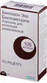 БЕКЛАЗОН ЭКО 100мкг/доза 200доз аэрозоль для ингаляций дозированный БЕКЛАЗОН ЭКО 100мкг/доза 200доз аэрозоль для ингаляций дозированный