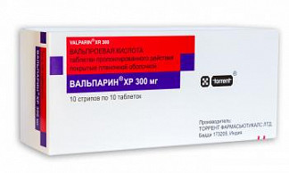 Вальпарин хр 300мг 100 шт. таблетки
