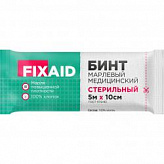 ФИКСЭЙД бинт стерильный марлевый 5х10см ГОСТ плотность 36 г/м2 1 шт. ФИКСЭЙД бинт стерильный марлевый 5х10см ГОСТ плотность 36 г/м2 1 шт.
