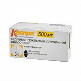 Кеппра 500мг 60 шт. таблетки ucb pharma s.p.a.