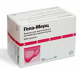 ГЕПА-МЕРЦ 5г 30 шт. гранулы для приготовления раствора для приема внутрь ГЕПА-МЕРЦ 5г 30 шт. гранулы для приготовления раствора для приема внутрь