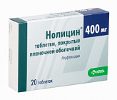 Нолицин 400мг 20 шт. таблетки покрытые пленочной оболочкой