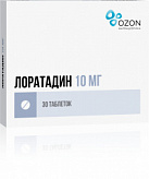 ЛОРАТАДИН 10мг 30 шт. таблетки Озон ЛОРАТАДИН 10мг 30 шт. таблетки Озон