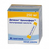 ДЕПАКИН ХРОНОСФЕРА 250мг 30 шт. гранулы пролонгированного действия ДЕПАКИН ХРОНОСФЕРА 250мг 30 шт. гранулы пролонгированного действия