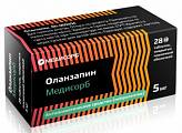 Оланзапин медисорб 5мг 28 шт. таблетки покрытые пленочной оболочкой